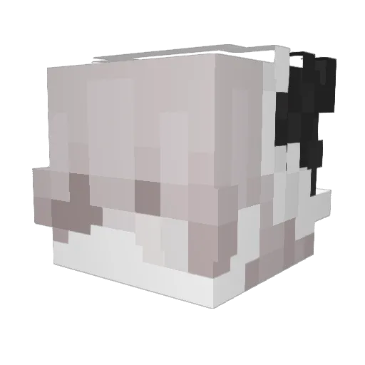 Snimpf Minecraft avatar head, 3D render