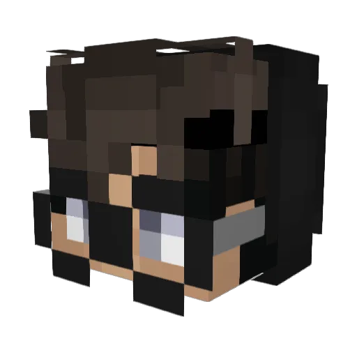 Snip12345 Minecraft avatar head, 3D render