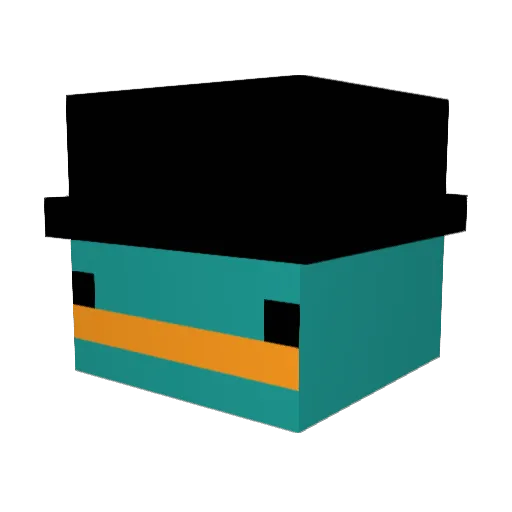 SnipeGhost7 Minecraft avatar head, 3D render