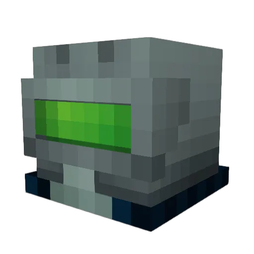 SnipeTron_ Minecraft avatar head, 3D render