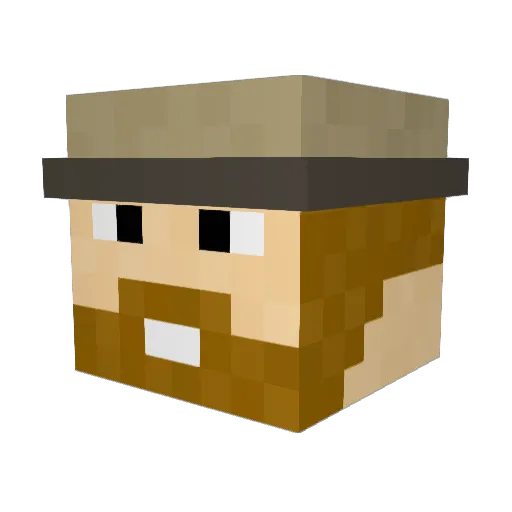Snipe_Maniac Minecraft avatar head, 3D render