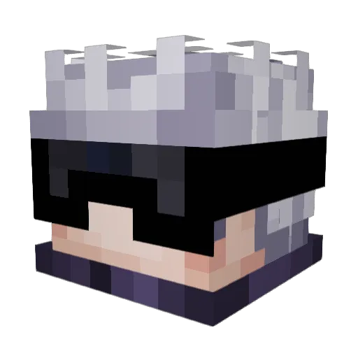 SnipedBySum Minecraft avatar head, 3D render