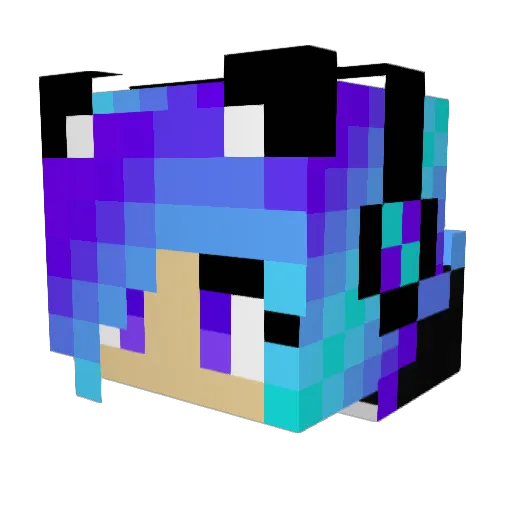 Sniper0425 Minecraft avatar head, 3D render