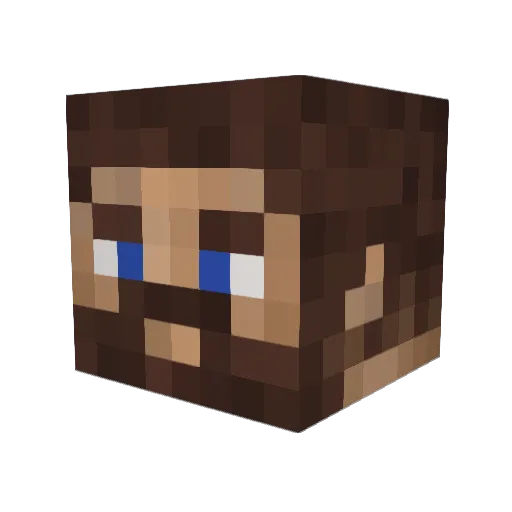 Sniper688 Minecraft avatar head, 3D render