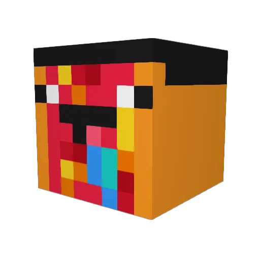 Sniper9508 Minecraft avatar head, 3D render