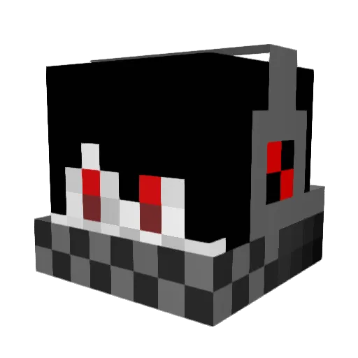 SniperEditz Minecraft avatar head, 3D render