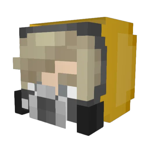 SniperTheGreat Minecraft avatar head, 3D render