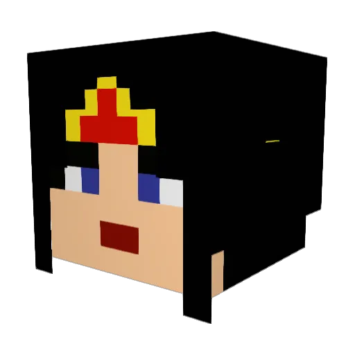 Sniper_23 Minecraft avatar head, 3D render