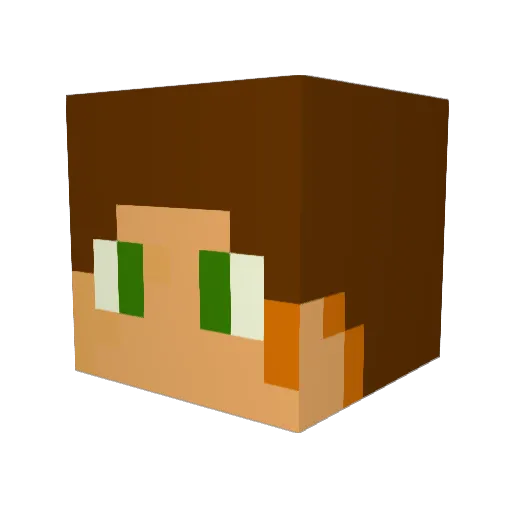 Sniper_Remixx Minecraft avatar head, 3D render