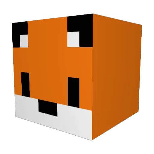 Sniperdragons Minecraft avatar head, 3D render