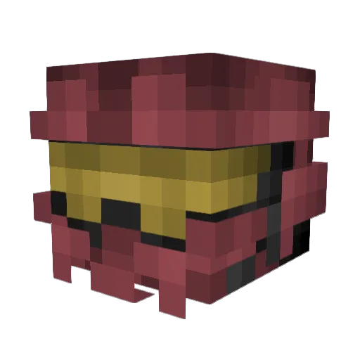 Sniperfox15 Minecraft avatar head, 3D render