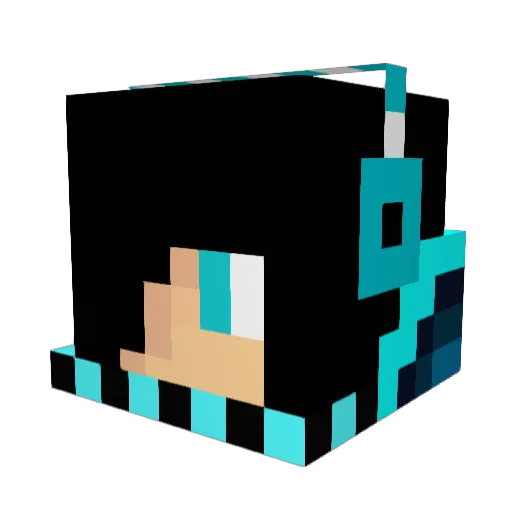 Sniperkiller1 Minecraft avatar head, 3D render