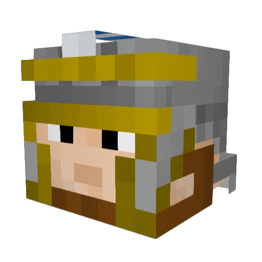 Sniperslicer123 Minecraft avatar head, 3D render