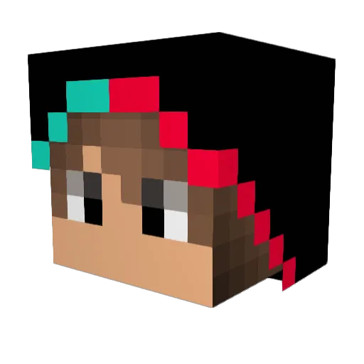 Snipervuk22 Minecraft avatar head, 3D render