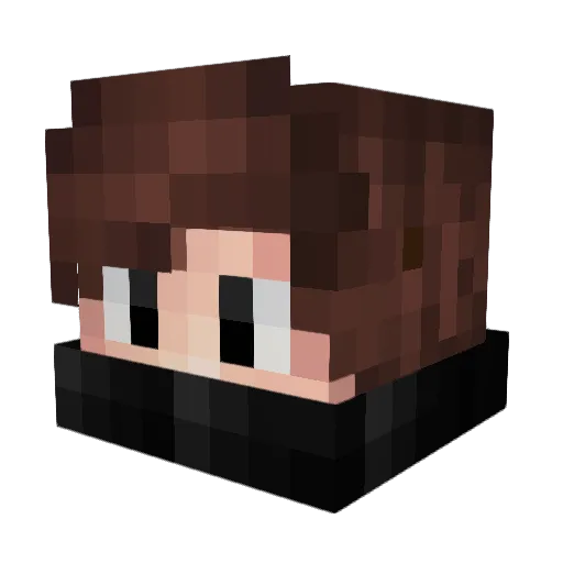 SniperzPvP Minecraft avatar head, 3D render