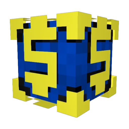 SnipingBot Minecraft avatar head, 3D render