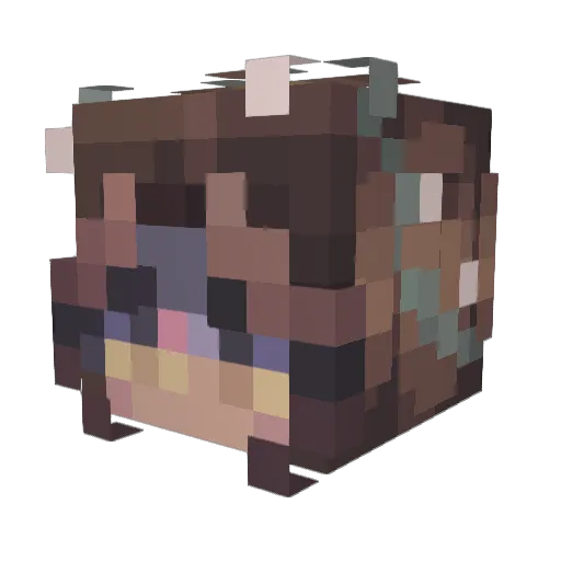 Snips311 Minecraft avatar head, 3D render