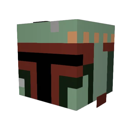 SnipsBow Minecraft avatar head, 3D render
