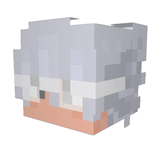 Snipsik2028 Minecraft avatar head, 3D render