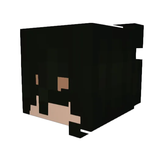 SnirtyWirty Minecraft avatar head, 3D render