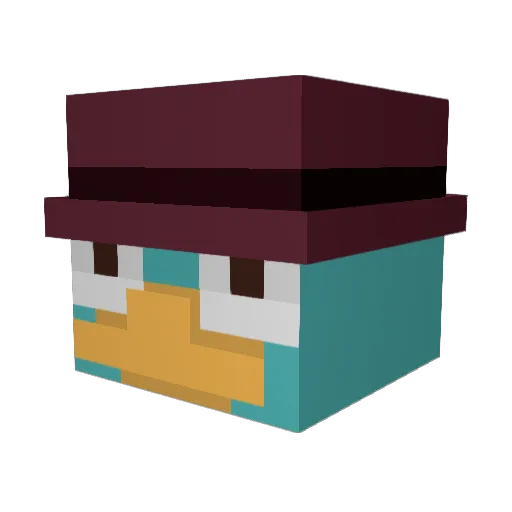 Snitch4lyfe Minecraft avatar head, 3D render