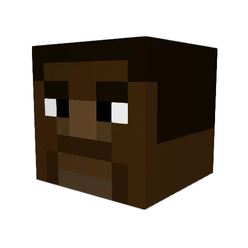 Snitte88 Minecraft avatar head, 3D render
