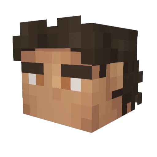 SniveyO4 Minecraft avatar head, 3D render