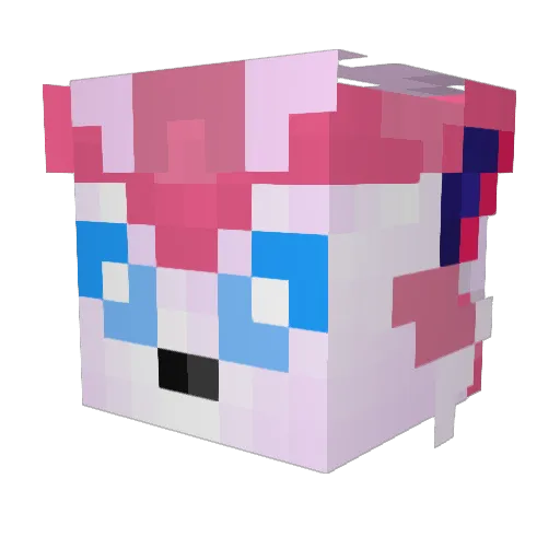 SnivyFan07 Minecraft avatar head, 3D render