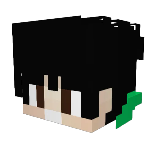 Snixer_PR Minecraft avatar head, 3D render