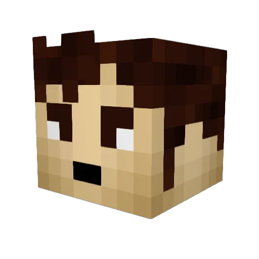 Sniz91 Minecraft avatar head, 3D render