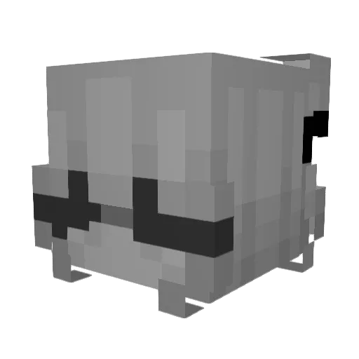Snizy777 Minecraft avatar head, 3D render