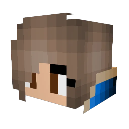 SnizzleFritz Minecraft avatar head, 3D render