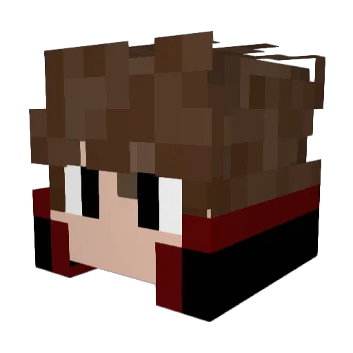 Sno0wYy_ Minecraft avatar head, 3D render