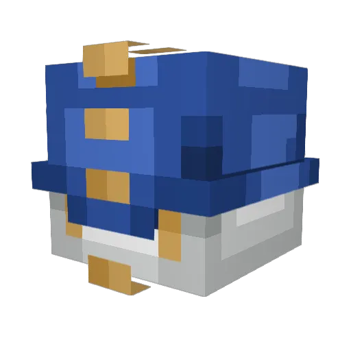 SnoSnoXx Minecraft avatar head, 3D render