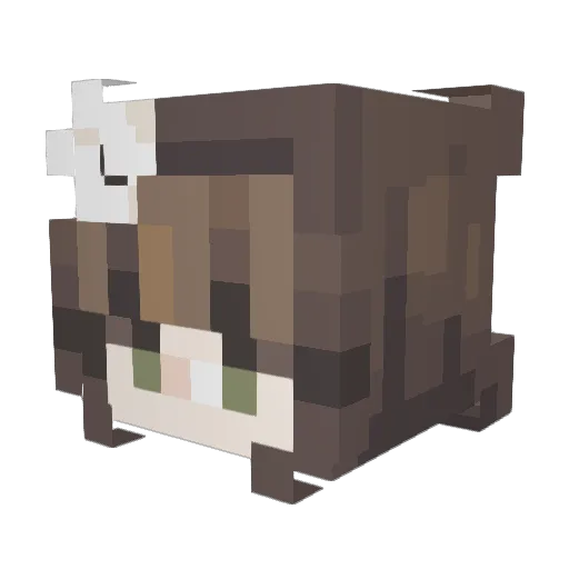 Snofridjenta Minecraft avatar head, 3D render