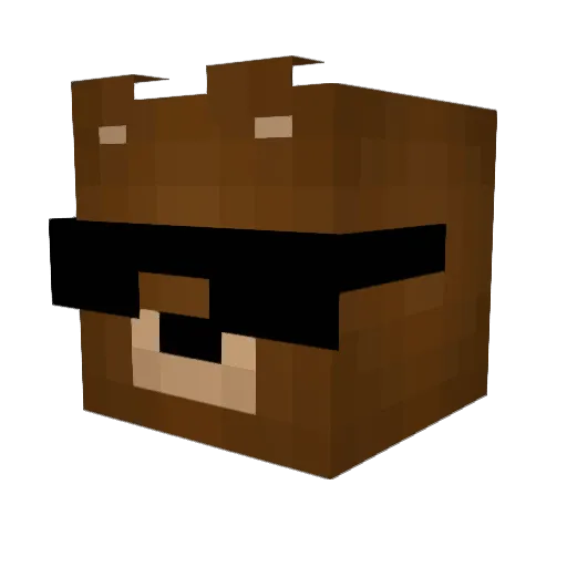 SnoopBxr Minecraft avatar head, 3D render