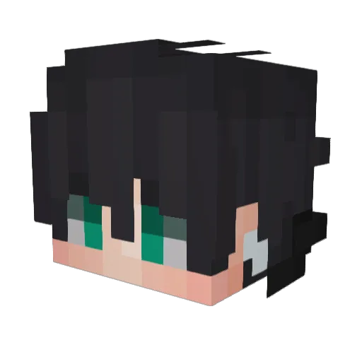 SnoopTheBrit Minecraft avatar head, 3D render