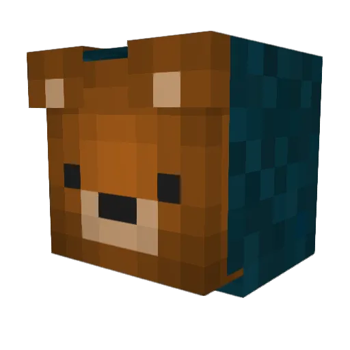 SnoopWootTT Minecraft avatar head, 3D render