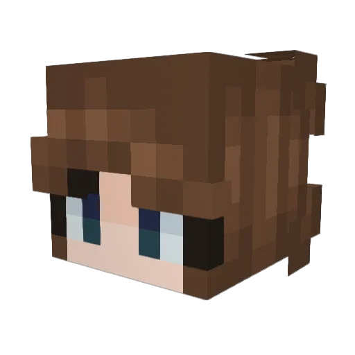 SnoopsEdits Minecraft avatar head, 3D render