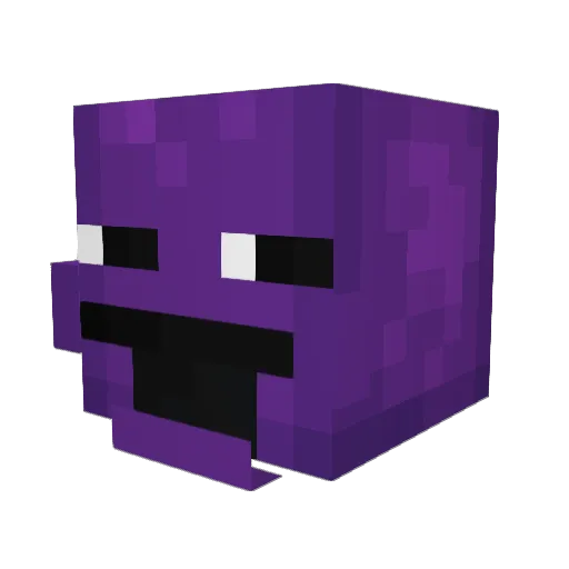 SnoopsFr Minecraft avatar head, 3D render
