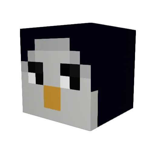 SnoopyDW Minecraft avatar head, 3D render