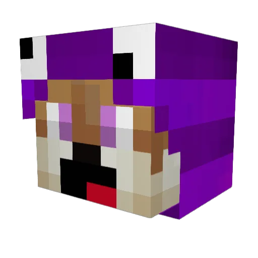 Snoopy_23 Minecraft avatar head, 3D render