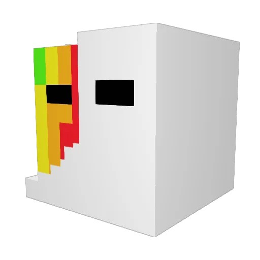 Snooze226 Minecraft avatar head, 3D render