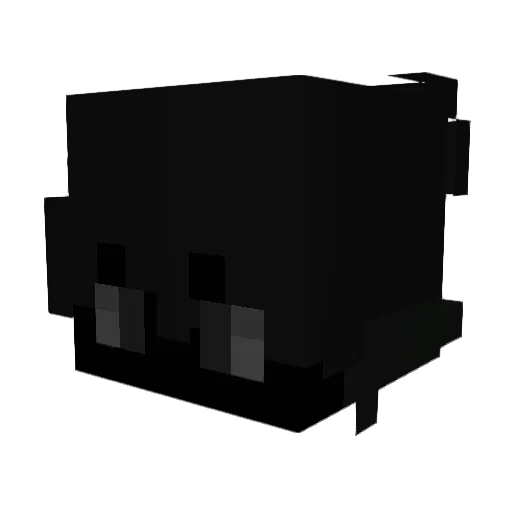 SnoppEvil Minecraft avatar head, 3D render