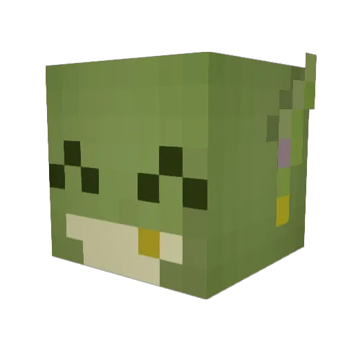 SnorMinator1 Minecraft avatar head, 3D render