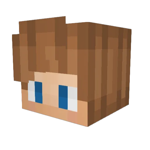 Snorballe13 Minecraft avatar head, 3D render