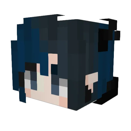Snorlax_gene Minecraft avatar head, 3D render