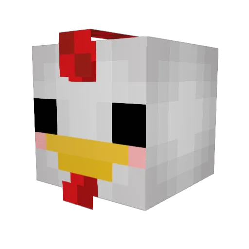 Snortlaxxx Minecraft avatar head, 3D render