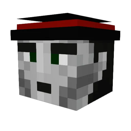 SnowBallin457 Minecraft avatar head, 3D render
