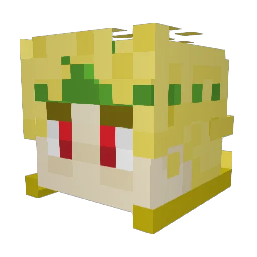 SnowFall49 Minecraft avatar head, 3D render